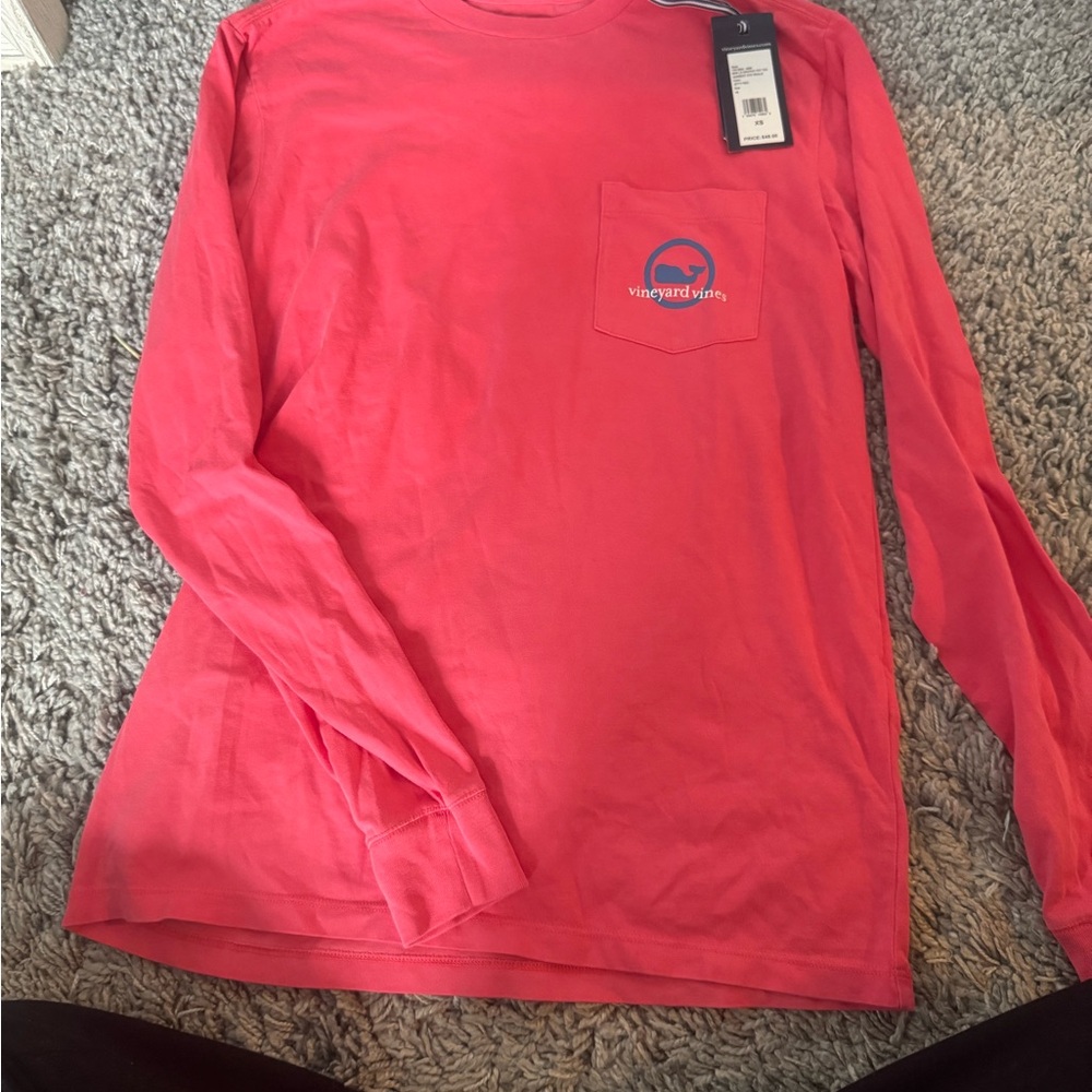 Vineyard Vines Pink Long Sleeve Shirt